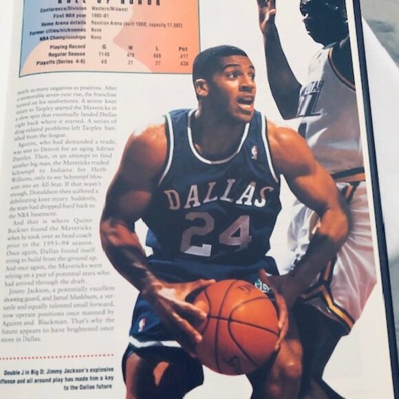 NBA Basketball: An Official Fan's Guide Hardcover –1994 - Picture 4 of 9